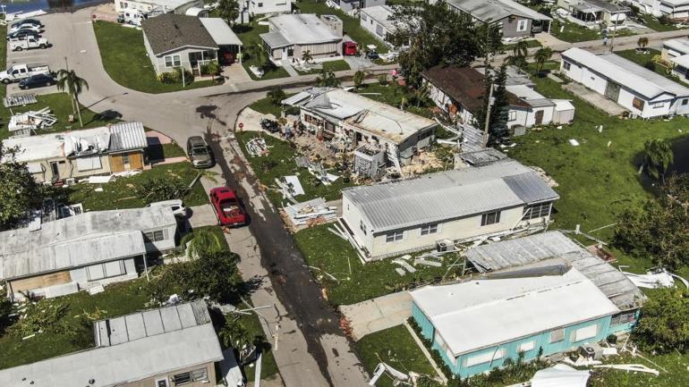 ABD’de acı bilanço Ian Kasırgası yıktı geçti