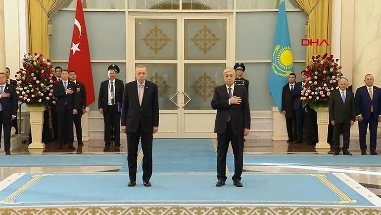 Cumhurbaşkanı Erdoğan tarihi zirve için Astanada