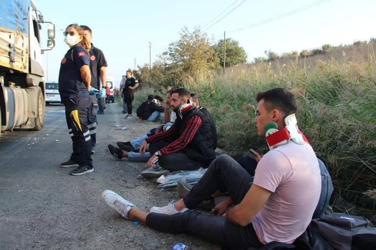 Zincirleme kazada can pazarı: Çok sayıda yaralı var