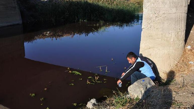 Bölge halkı böylesini ilk kez gördü Kötü kokuyla birlikte rengi değişti