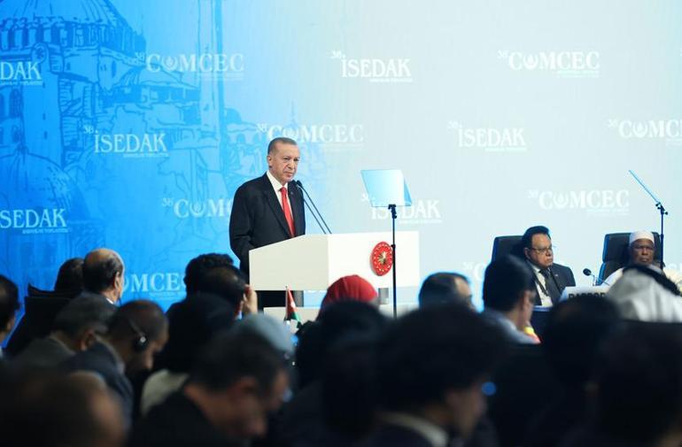 Cumhurbaşkanı Erdoğandan İslam dünyasına çağrı: Daha fazla seyirci kalınmamalı