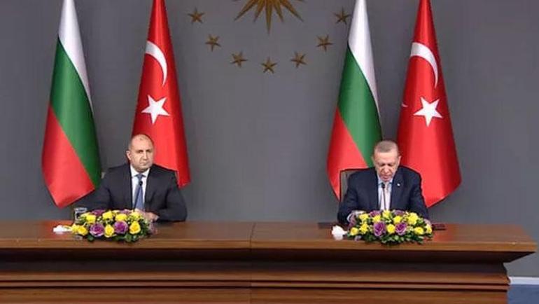 Bulgaristan Cumhurbaşkanı Radev İstanbulda Cumhurbaşkanı Erdoğan: Hedef 10 milyar dolar