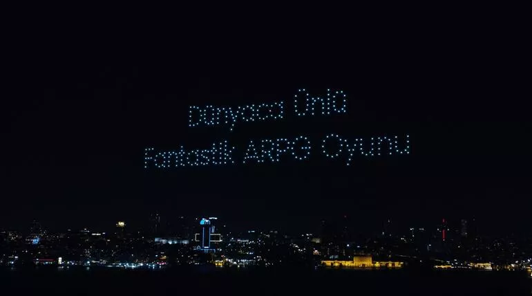 Genshin Impact Türkçe dilinin eklenişini drone ışık gösterisiyle kutladı