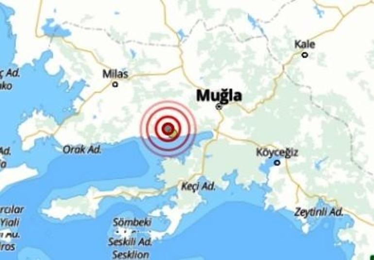 Son dakika depremleri: Muğla’da 3.1 büyüklüğünde deprem