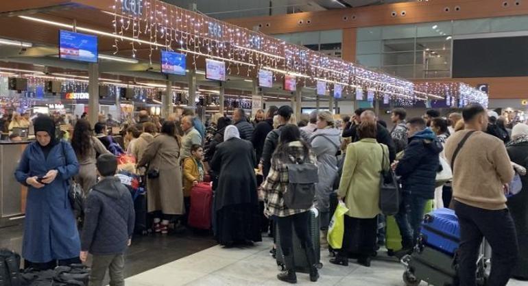 İstanbulda uçuşu olanlar dikkat: Kontrol etmeden gitmeyin
