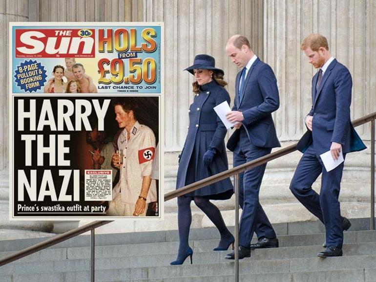 Prens Harry, Nazi kostümü için William ve Katei suçladı