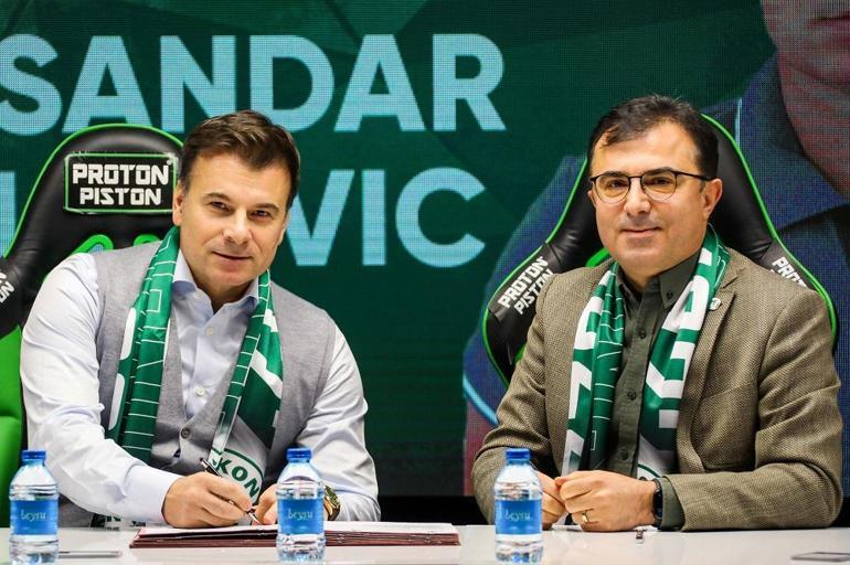 Konyaspor yeni teknik direktörünü açıkladı: Aleksandar Stanojevic
