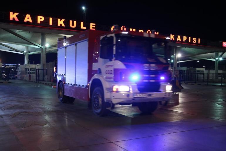 Bulgaristanın arama kurtarma ekipleri Kapıkuleden Türkiye’ye giriş yaptı