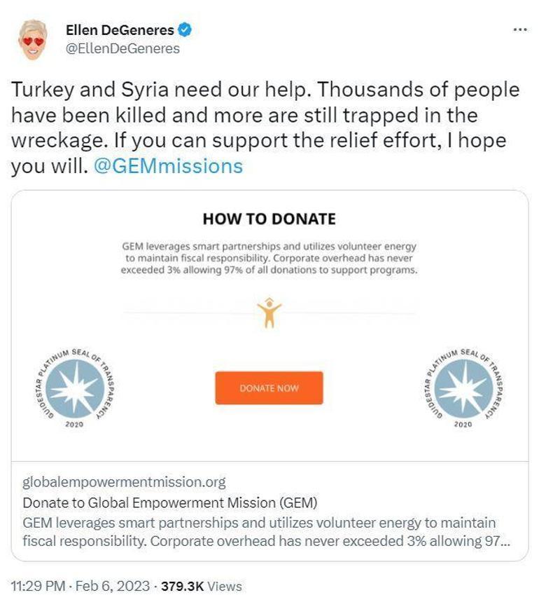 Uluslararası kuruluşlar, Türkiye ve Suriye için yardım kampanyası başlattı