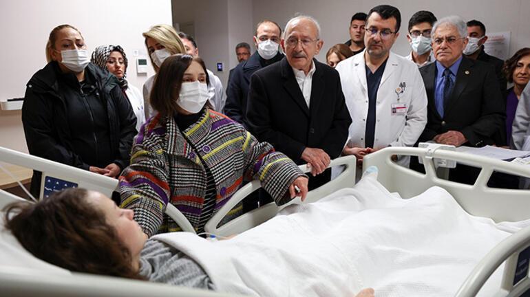 Kılıçdaroğlu çifti Ankarada depremzedeleri ziyaret etti