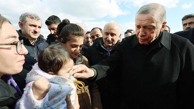 Cumhurbaşkanı Erdoğan deprem bölgesinde duyurdu Depremzedelere 1 yıl kira desteği