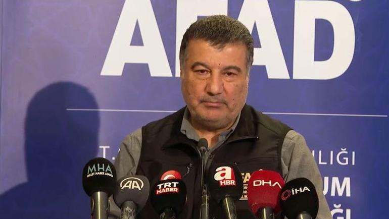 AFAD Risk Azaltma Genel Müdürü Orhan Tatar: Zemin 7,3 metre yer değiştirdi
