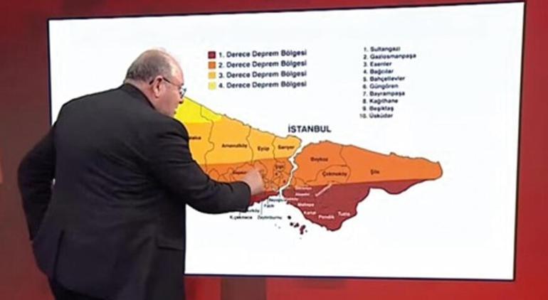 İstanbulda depreme dayanıklı ilçeler hangileri Prof. Dr. Şükrü Ersoy CNN Türkte sıraladı