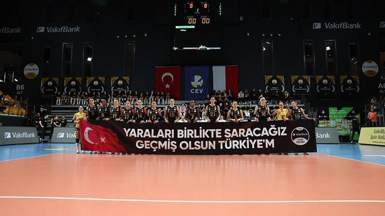 Vakıfbank, Voleybol Kadınlar CEV Şampiyonlar Ligi’nde çeyrek finalde