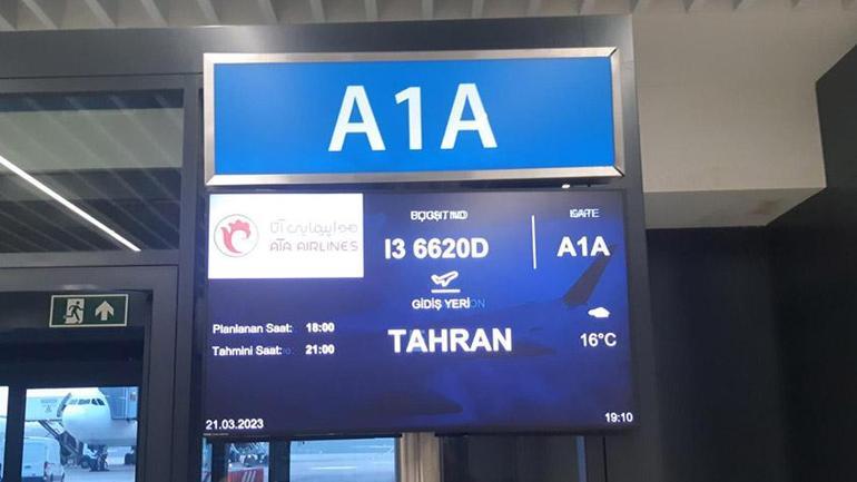 Havada korku dolu anlar Tahran uçağı İstanbul Havalimanına acil iniş yaptı