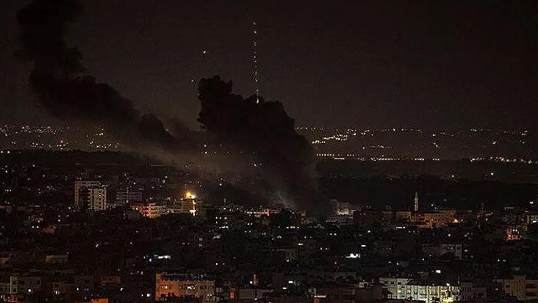İsrail, Gazze ve Lübnana hava saldırısı düzenledi Güneşten önce bombalar aydınlattı
