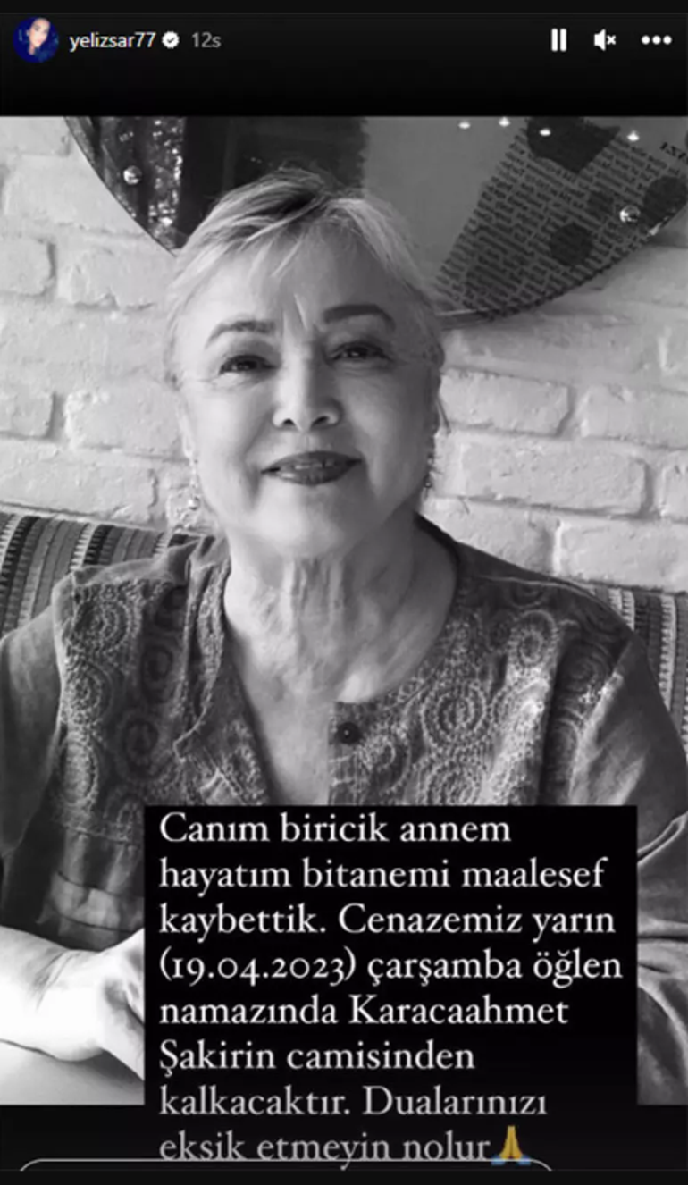 Yeliz Şarın acı günü