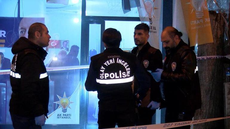 İstanbulda AK Parti seçim bürosuna silahlı saldırı girişimi