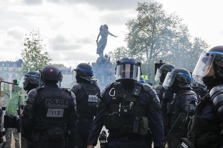 Fransa’da olaylı 1 Mayıs Çok sayıda gözaltı var