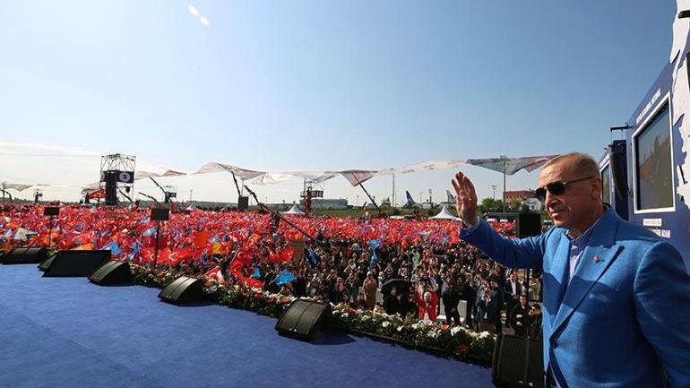 Cumhurbaşkanı Erdoğandan İstanbuldaki tarihi mitingde maaş zammı açıklaması