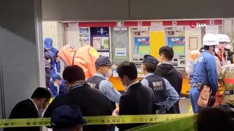 Japonya’daki tren istasyonunda korkutan patlama