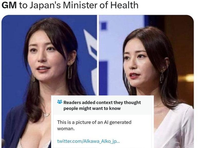 Sosyal medyayı sallayan Japon Sağlık Bakanı bambaşka çıktı
