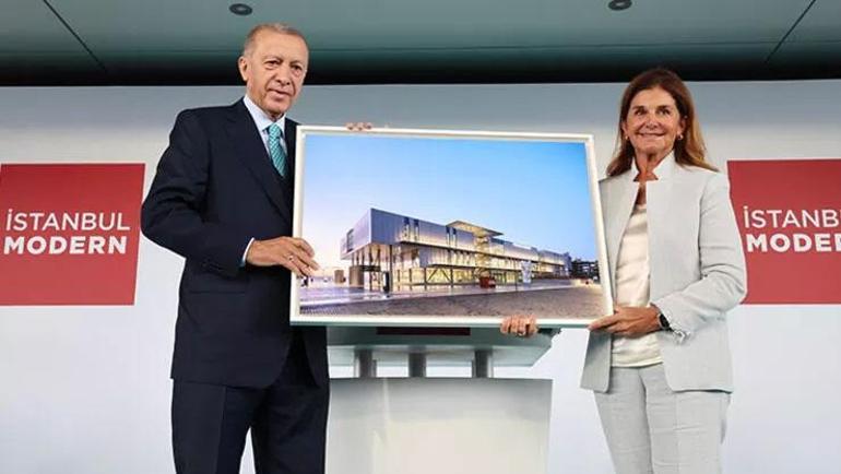 Cumhurbaşkanı Erdoğan İstanbul Modernde Kültür sanatta dev adımlar attık