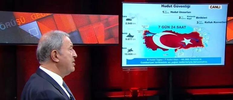 Bakan Akar CNN Türkte açıkladı: Girilemez denen yerlere girildi