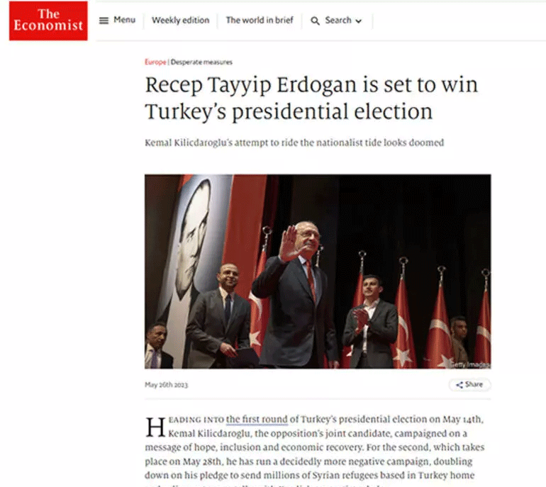 Erdoğan zaferinin adını koydular: Batı hayal kırıklığına uğrayacak