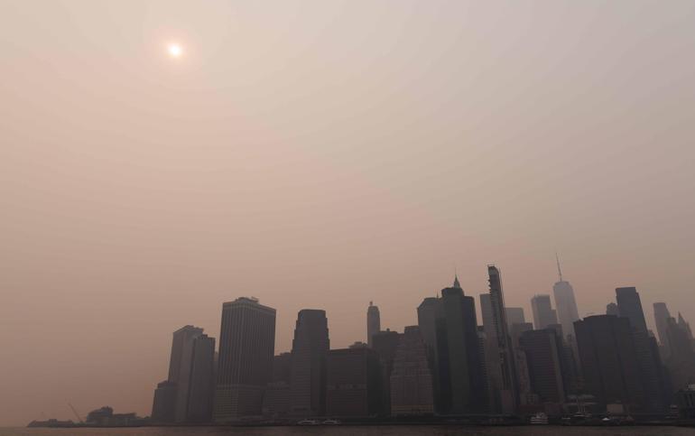 New York’ta hava kalitesi tehlikeli seviyeye ulaştı