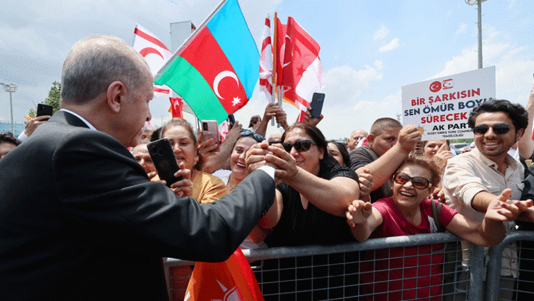 Cumhurbaşkanı Erdoğan KKTCye gitti