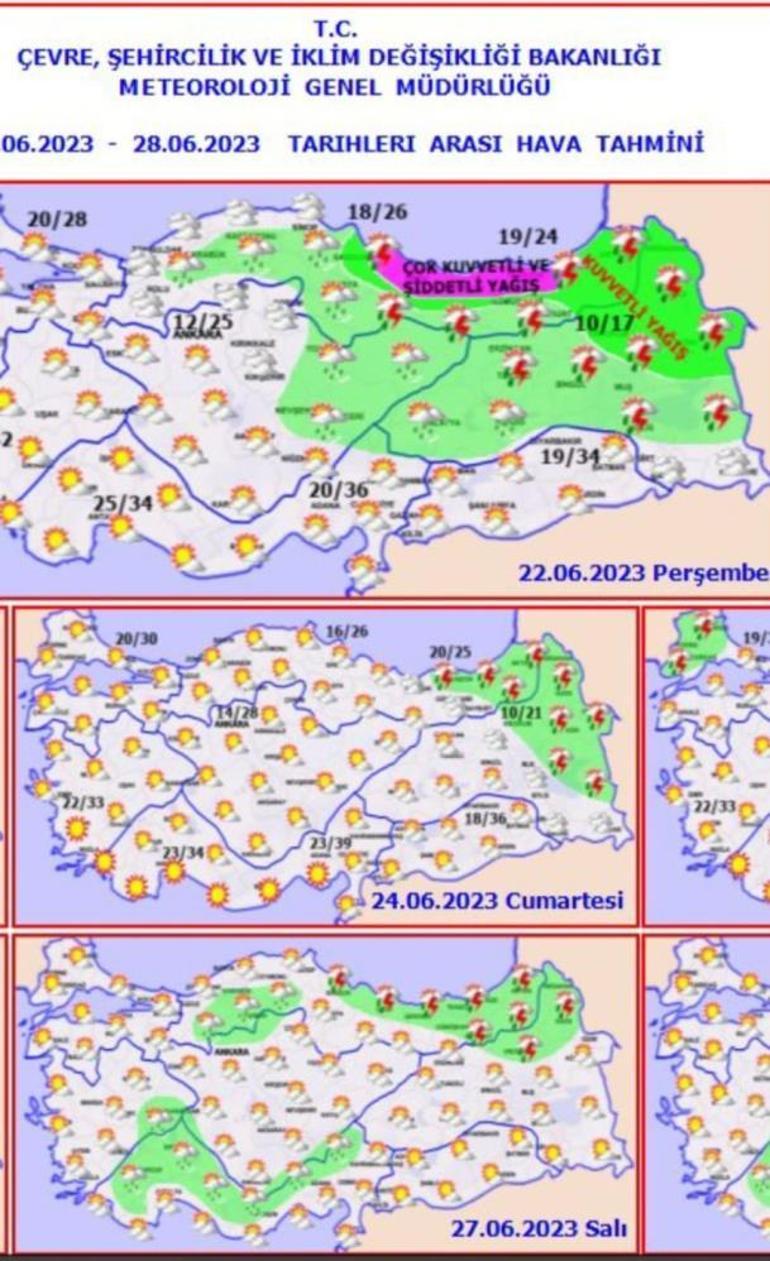 Meteoroloji saat vererek uyardı: Çok kuvvetli ve şiddetli şekilde etkili olacak