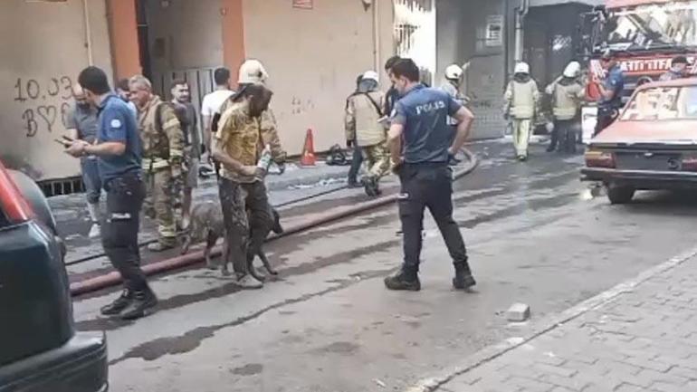 İstanbulda iş yerinde korkutan patlama