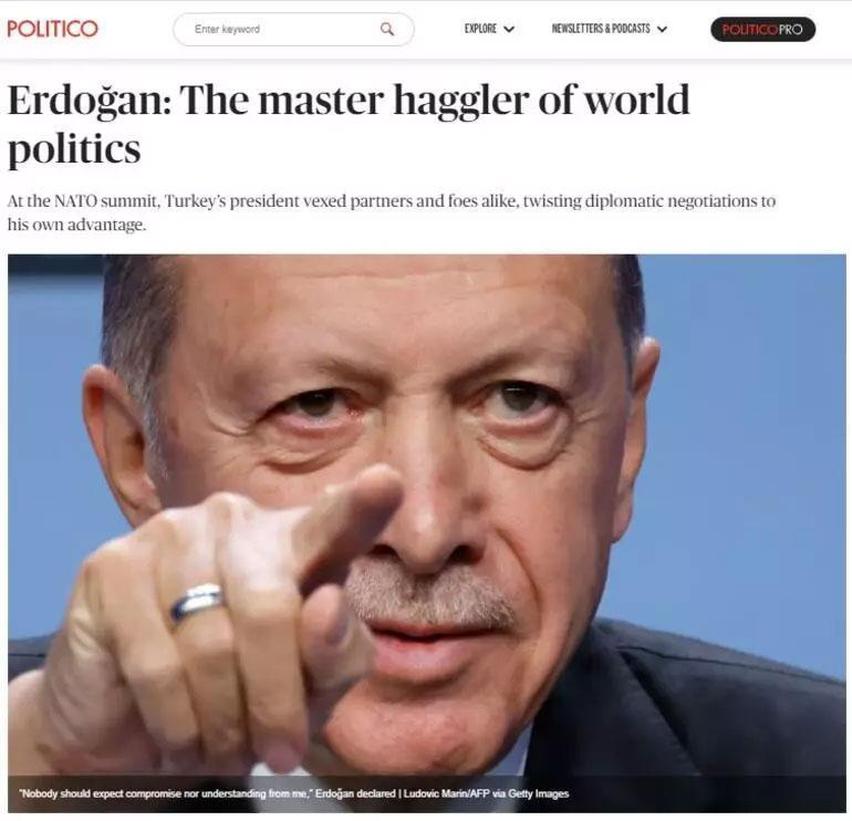 ABD basını Erdoğanı yazdı ‘Yeni jetler lütfen’