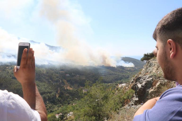 Hatay’da orman yangını 3 ev yandı, bölge tahliye ediliyor
