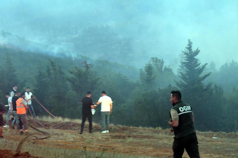 Orman yangınlarıyla mücadele devam ediyor Ekipler seferber oldu