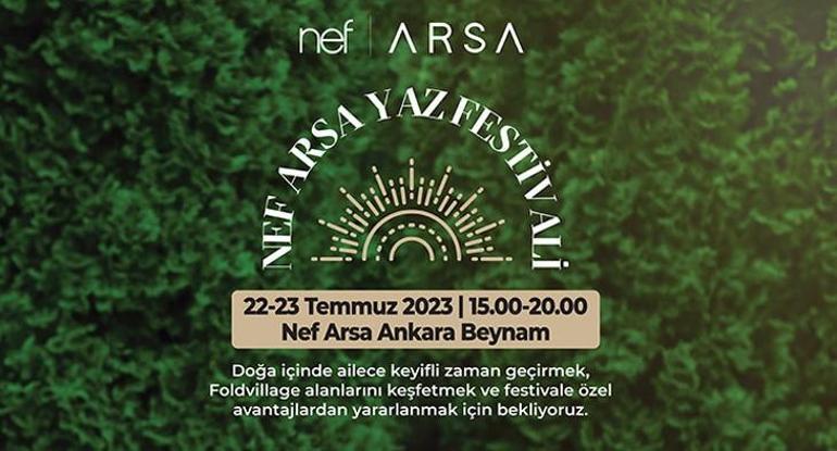 Nef Arsa Yaz Festivalleri güvenilir bir yatırım için büyük indirim fırsatları ile devam ediyor