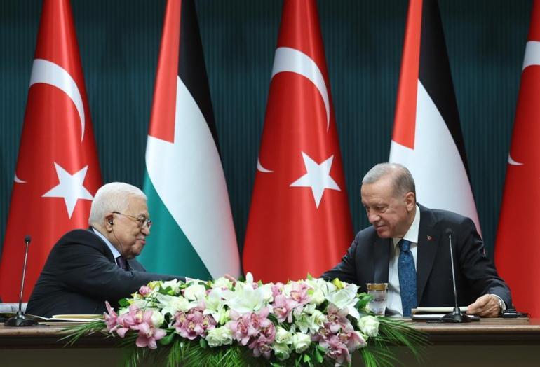 Erdoğandan Filistine destek mesajı: Barış için 2 devletli çözüm şart