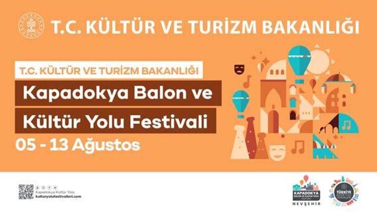 Kapadokya Balon ve Kültür Yolu Festivali 5-13 Ağustosta Nevşehirde başlıyor