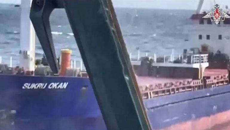 Türk gemisine silahlı baskın kamerada Rusya görüntüleri paylaştı