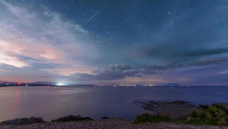 Tuz gölünde meteor yağmuru... Eşsiz görüntüler ortaya çıktı