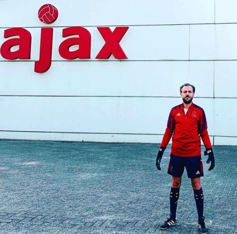 Erkan Kolçak Köstendil, Amsterdamda Ajaxın tesislerinde kalecilik yaptı