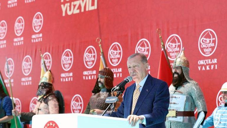 Malazgirt Zaferinin 952nci yıl dönümü Cumhurbaşkanı Erdoğan: Türkiye Yüzyılını inşa edeceğiz