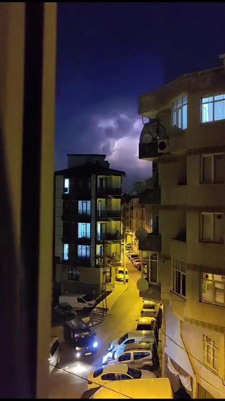 İstanbulda gece yarısı korkutan görüntüler