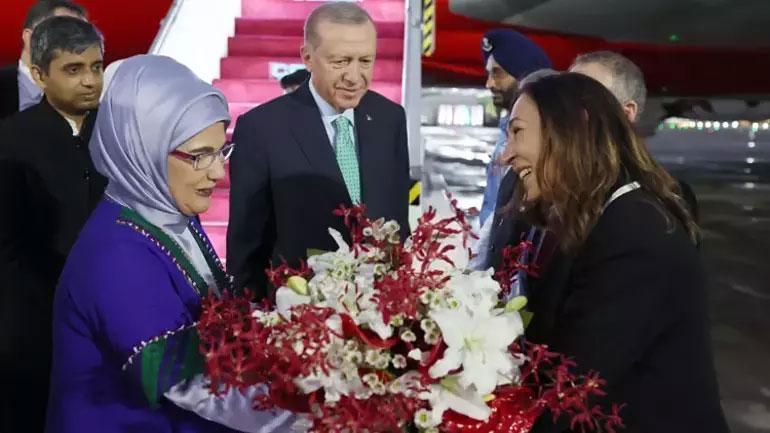 Cumhurbaşkanı Erdoğandan Hindistanda kritik temaslar