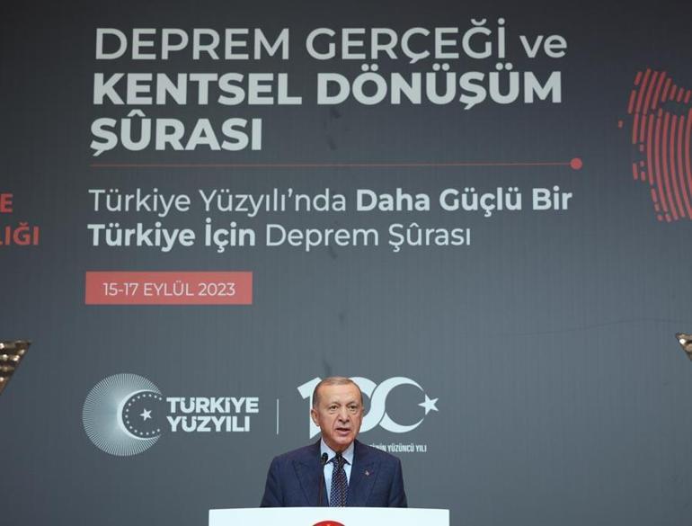 Cumhurbaşkanı Erdoğan: Deprem bölgesine 2024te 1 trilyon TL kaynak ayırdık