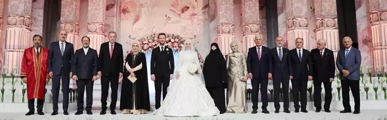 Cumhurbaşkanı Erdoğan yeğeninin nikah törenine katıldı