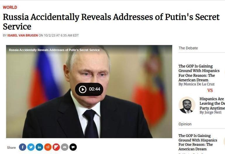 Rusya bu skandal ile çalkalanıyor Devlet sırrı deşifre oldu, tüm adresler sızdı