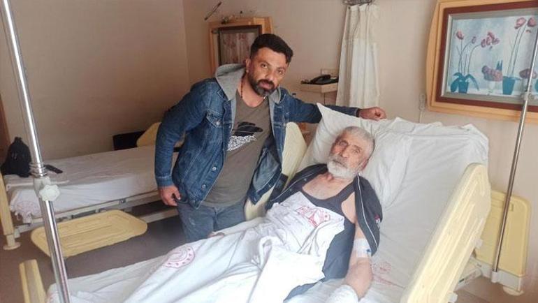 82 yaşındaki Mustafa dede ayının elinden böyle kurtuldu Ağzına elimi sokup dilini tuttum
