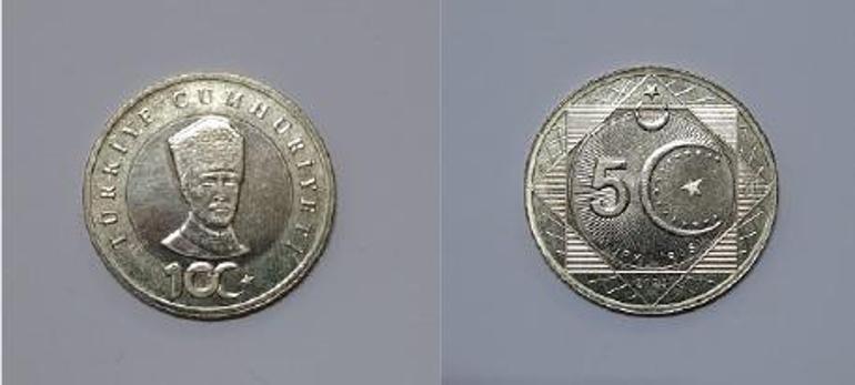 Cumhuriyetin 100üncü yılına özel madeni 5 lira basıldı